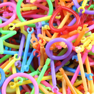 Building Toys 500pcs Educational Creative Construction Engineering STEM Learning Toy Building Blocks Plug Puzzle Bars for Kids