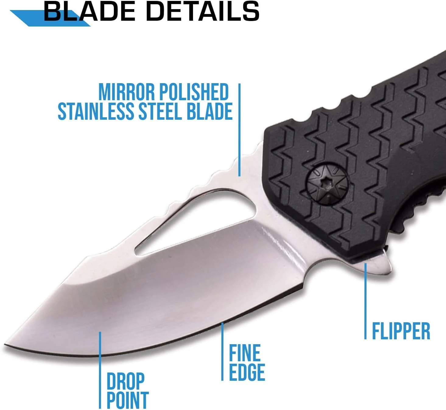Mini Pocket Folding Knife with Belt