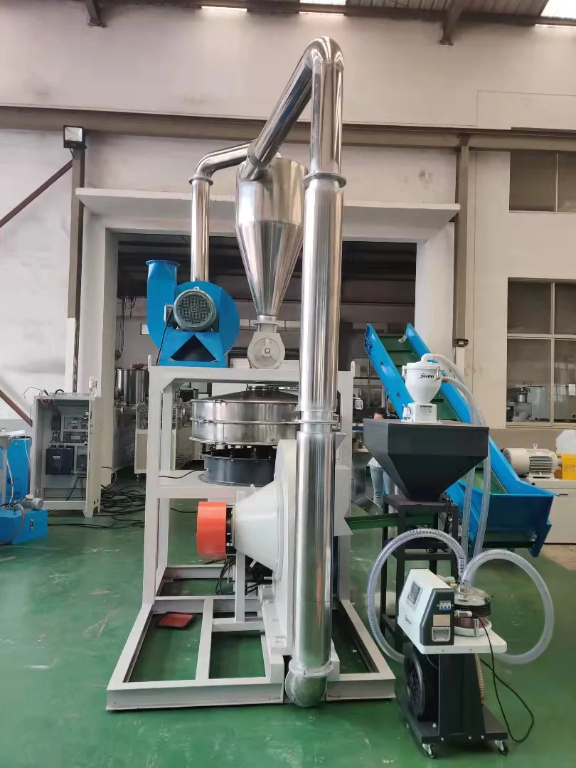 Waste PVC material PP PE scraps recycling milling machine plastic pulverizer  machine grinding machine