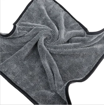 Factory Direct Microfiber Twist Car Cleaning Towel Thick Absorbent Lint-Free Car Wash Towel