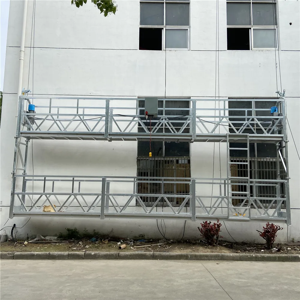 Curtain Wall Installation Building Maintenance Work Platforms ZLP630 ZLP800 Gondola Cradle