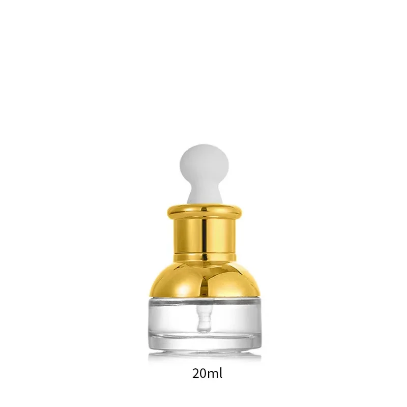 Wholesale Clear Glass Dropper Bottle High Grade Essential Oil Bottle 30ml Skin Care Serum Cosmetic Glass Cosmetic Packaging