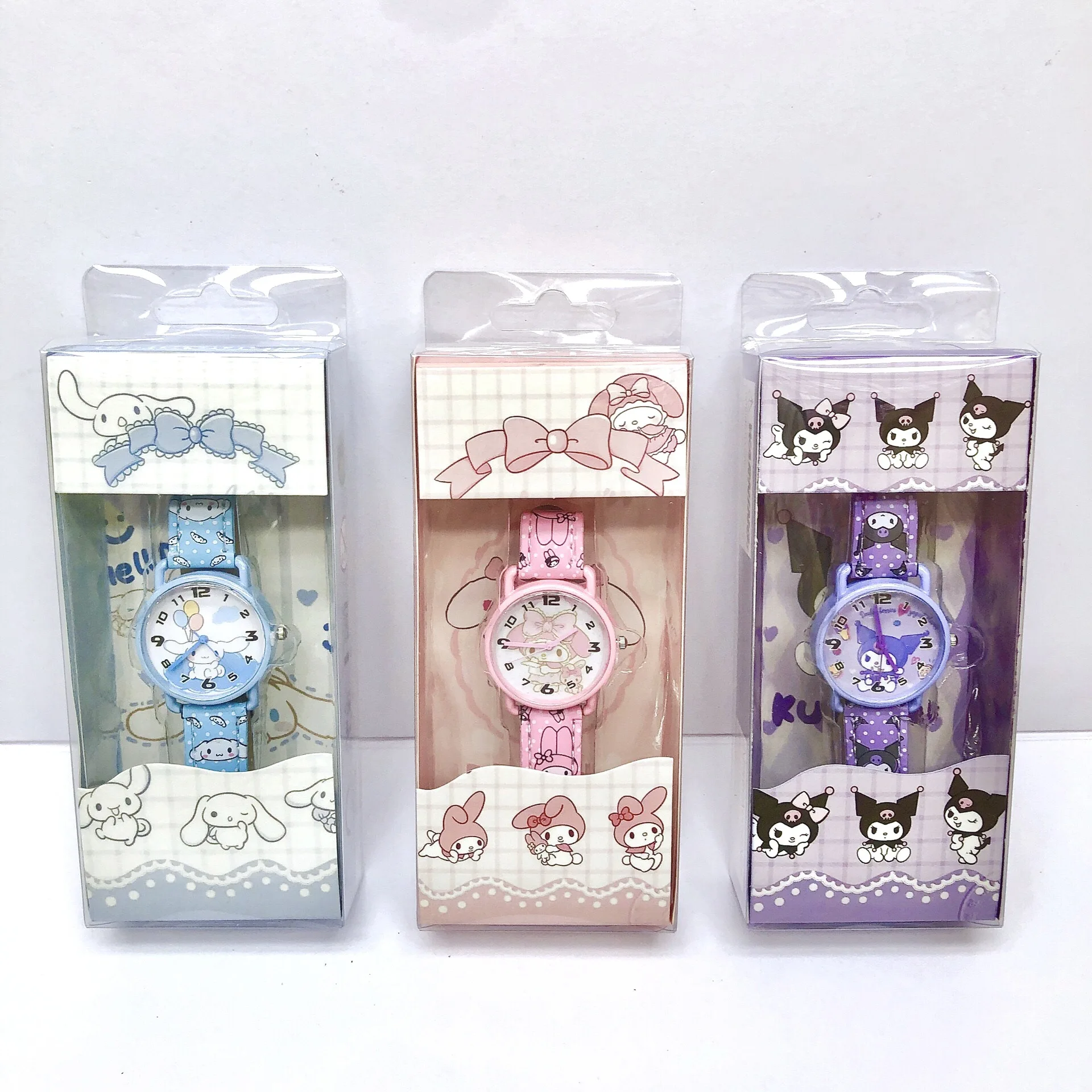 HL New gifts  kids watch kawaii anime  ro mi  led  Girls Gift toy Electronic Watch New gift box Toy  Flashing light noctilucent