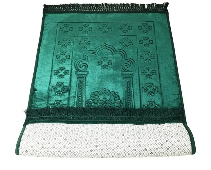  Оптовая продажа мусульманский коврик с губкой в виде мечети промоакция композитный для молитвы стиральной машине