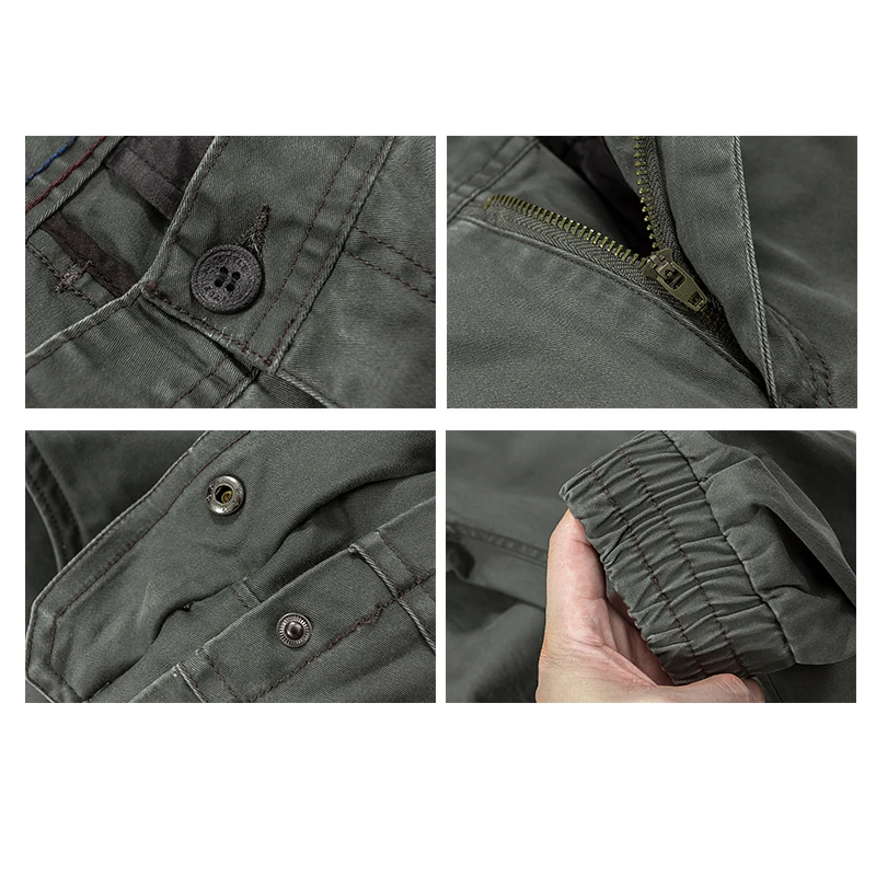 SABIN factory new coming autumn custom made high quality cotton twill multi colors pockets washed men jogger fashion cargo pants