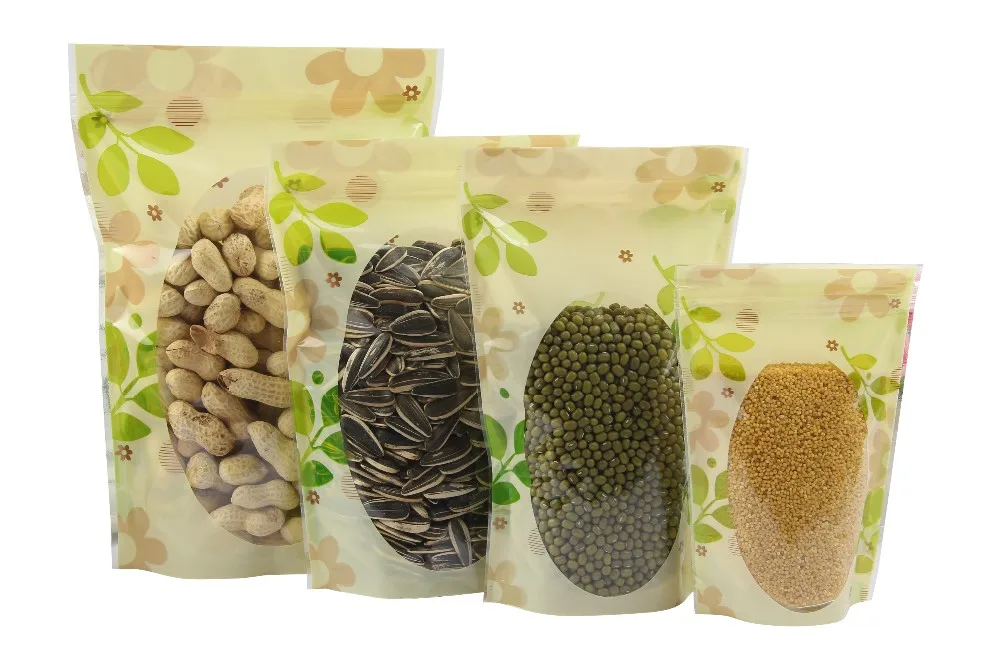 Custom Logo Food Stand Up Pouch Snacks Sugar Pet Food Chocolate Bread Full Milk Powder Packing Bag Mylar PE  16oz Coffee Pouch