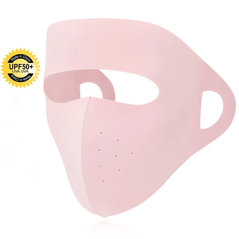 Full facemasks protective breathable cool ice outdoor sports cycling breathing ice sunscreen facemask