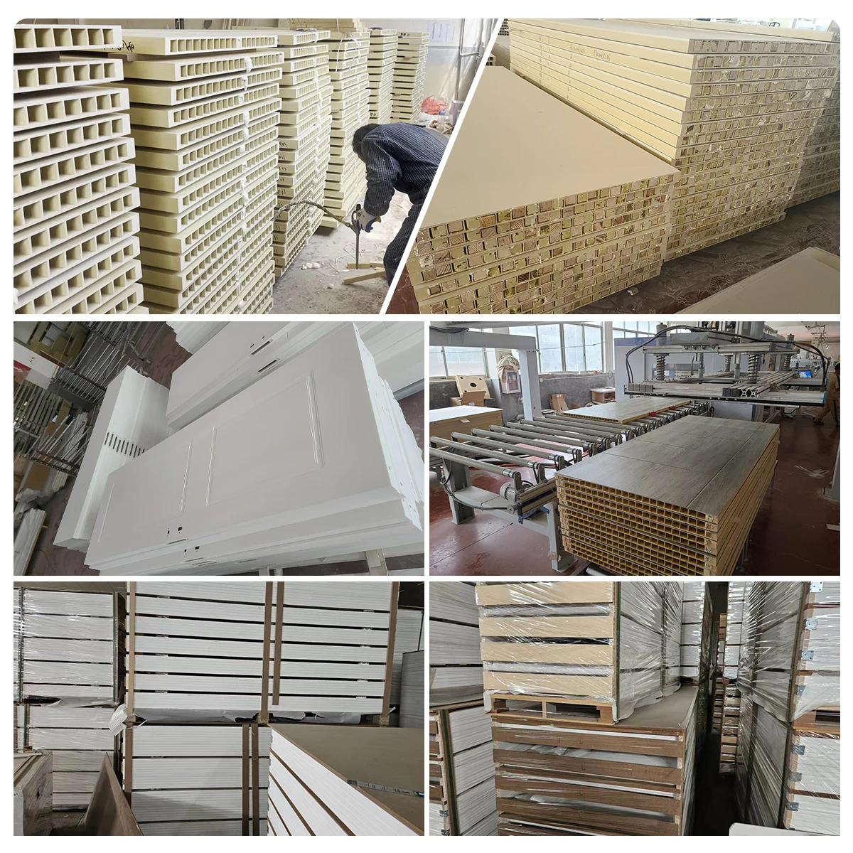 Longevity Frame Pine Chipboard Door Wpc Design For Luxury House