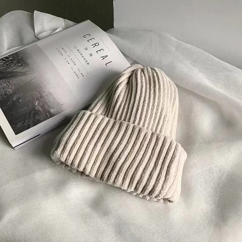 2025 new product winter manufacturer Customized blank custom beanie logo solid color warm cap winter beanie knit hat
