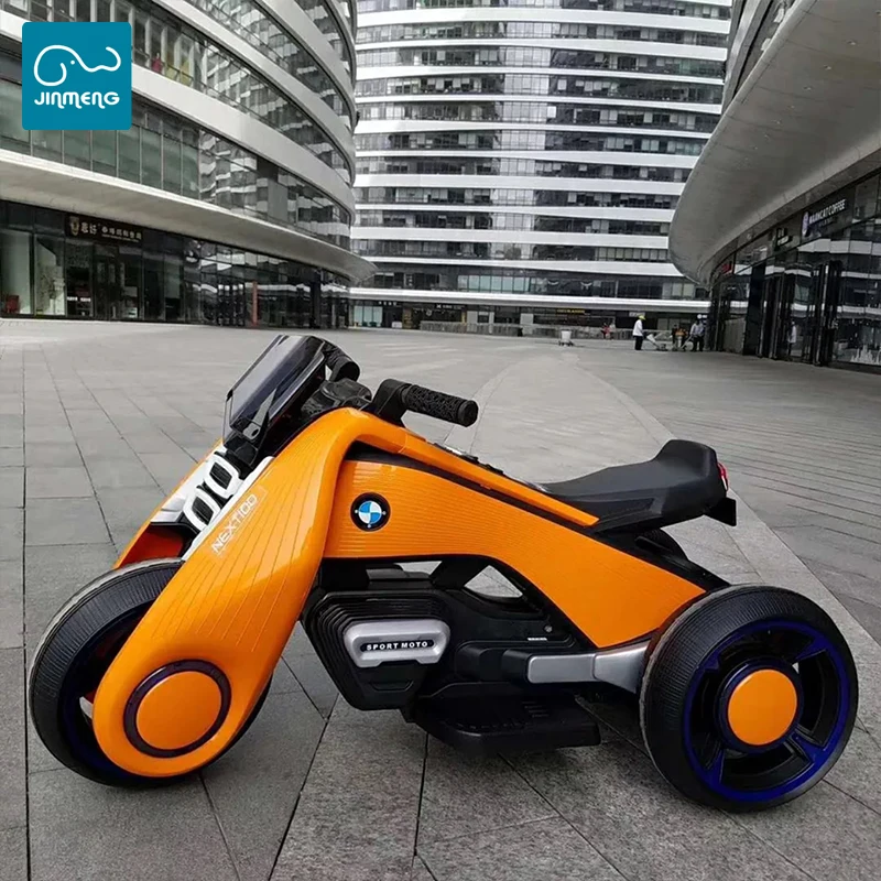 
Kids electric tricycle three-wheeled motorcycle electric three-wheeled, 6V battery powered electric motorcycle three-wheeled 
