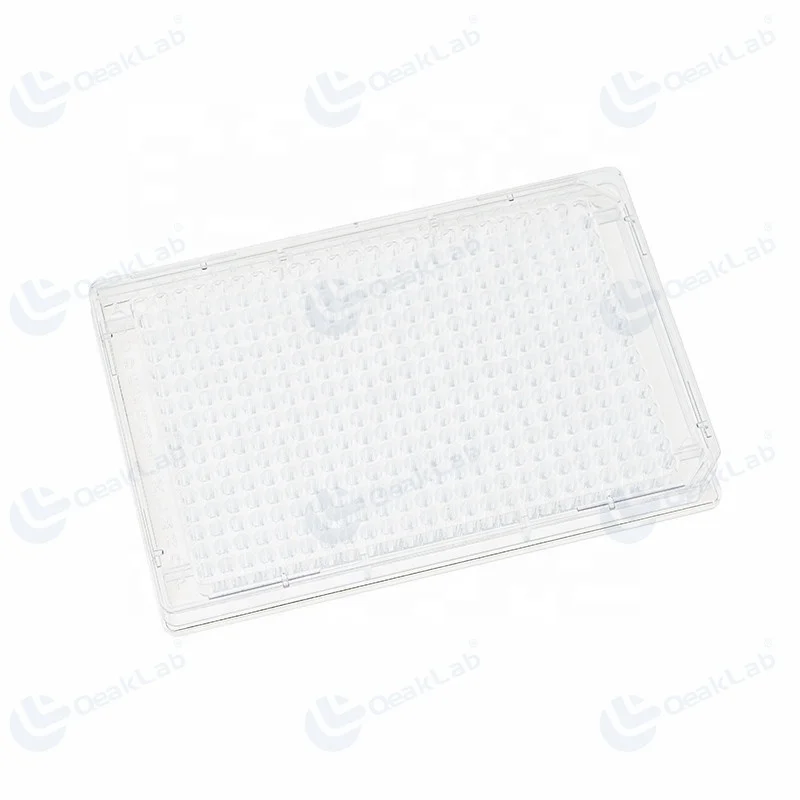 hot sale  good quality clean clear transparent Cell Culture Plate, 384 Well Microplate tissue culture treated