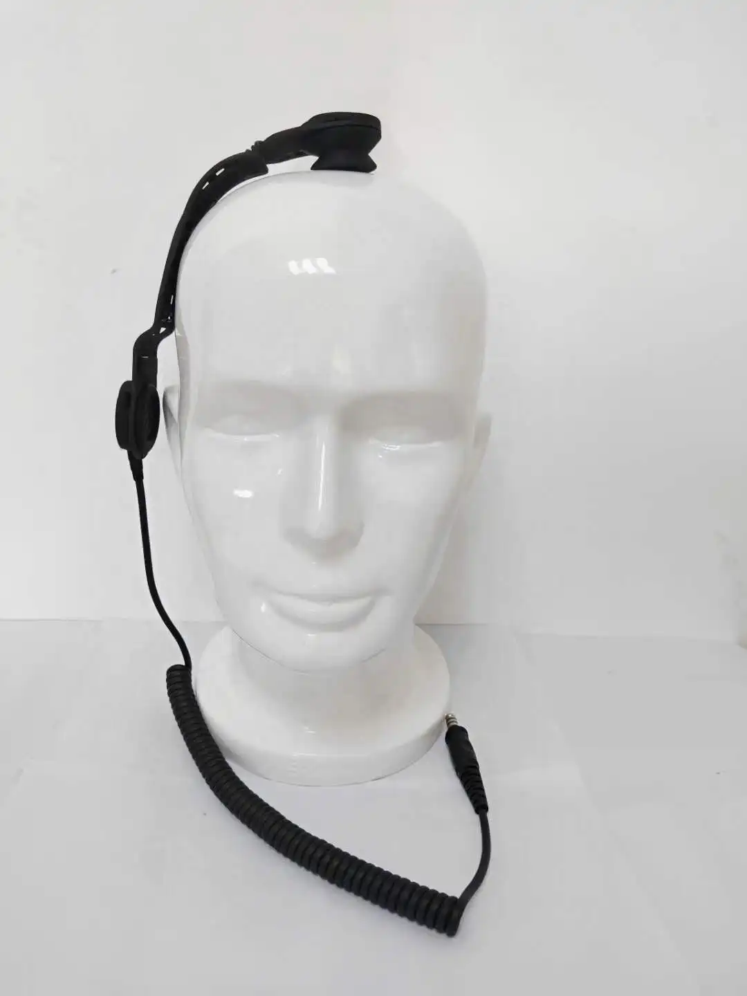 Helmet skull bone conduction headset for Motorola Kenwood radios