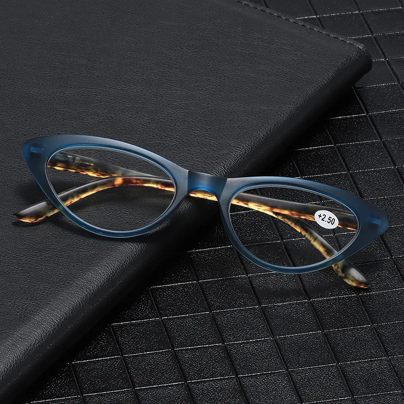 wholesale spring hinge nose resting reading glasses women cat eye 200 ready glasses for reading