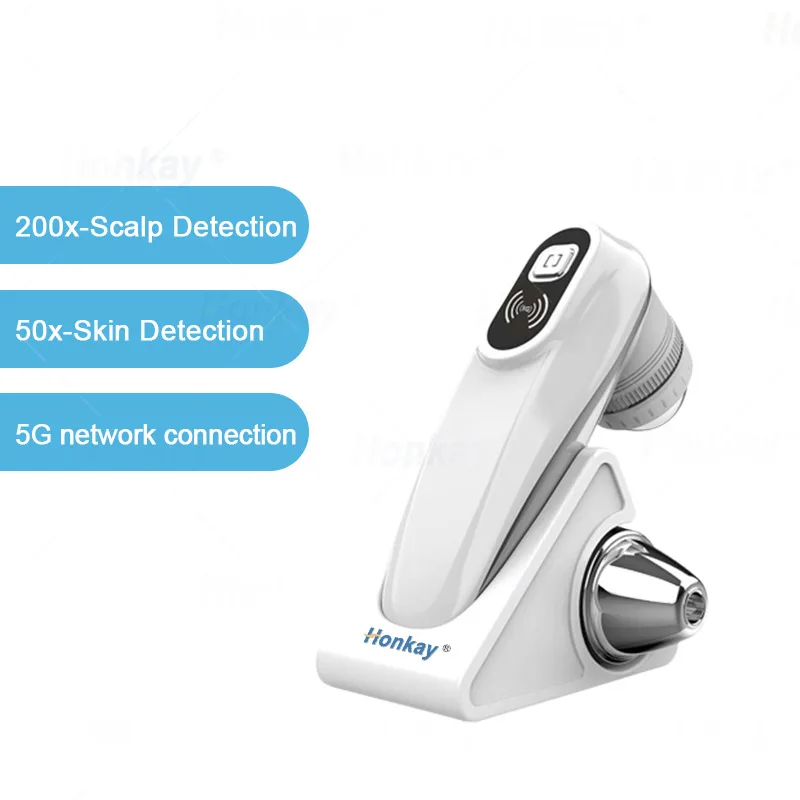 Professional 5g Wifi Wireless Home Use Scalp Skin Analyzer Portable Four-Spectrum Detector