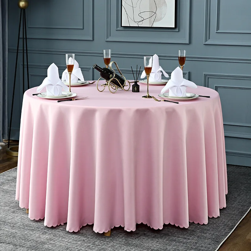 Dusty Blue Table Linens Polyester Table Cloth Round Polyester Tablecloths Wedding for Decorations Tables Blue Sky