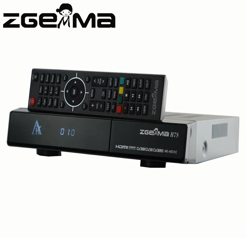 2023 Sateline TV Receiver Box H7S - 2 * DVB-S2/S2X + DVB-T2/C Tuner built-in 4k-2160p Support