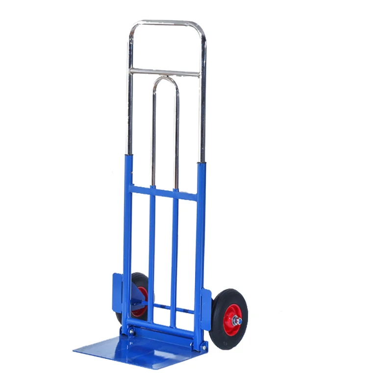 
Heavy Duty Folding Aluminum Luggage Cart Trolley With 2 Wheels Climb Stairs Hand Truck 6 Staiers Lightweight Portable Metal 