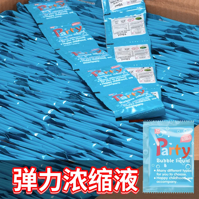 Water Toy Small Giant Refill Gun Concentrated Soap Bubble Liquid 10ml Solution for Kids