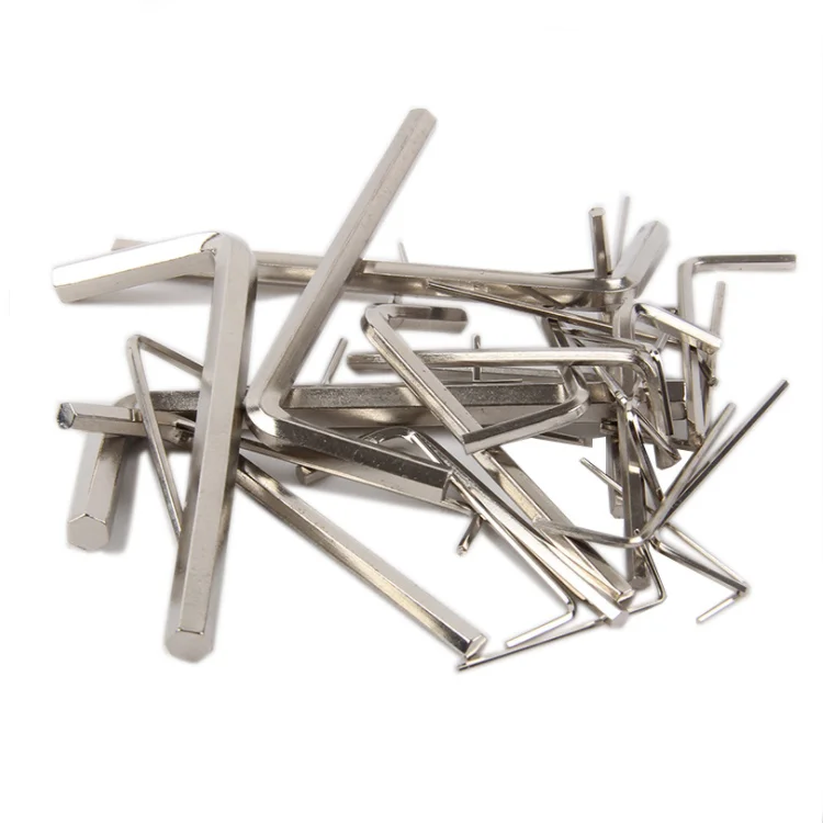 
DIN911 Alloy Steel L Type Allen Hexagon Wrench Keys L style Allen Wrench 