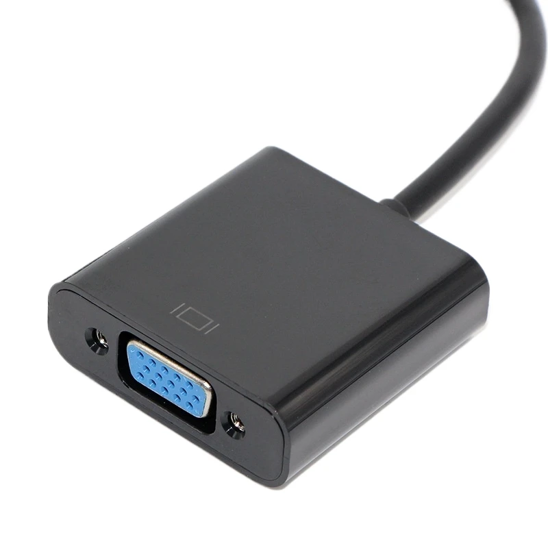 Displayport to VGA big DP to VGA adapter cable DP to VGA cable DLLE DP adapter cable