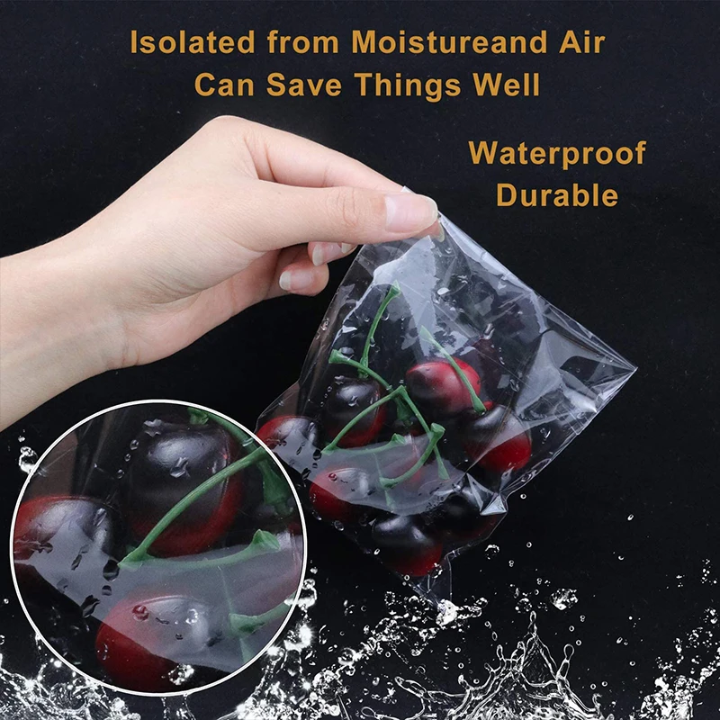 Factory wholesale biodegradable clear opp plastic with adhesive customized printing