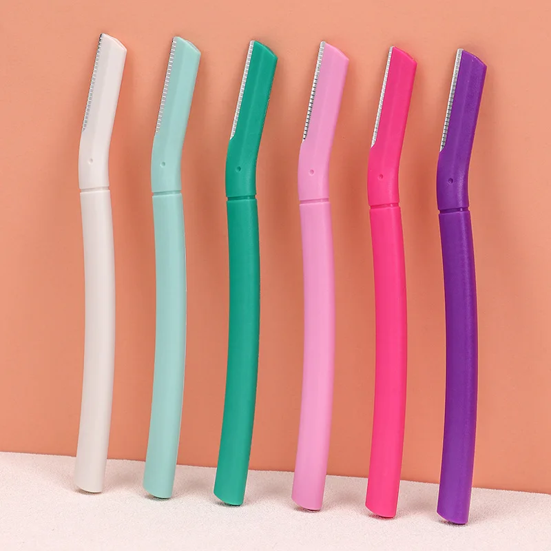 Woman Facial Razor Device Hair Remover Tool Derma Eyebrow Razor Biodegradable Eyebrow Trimmer for Women