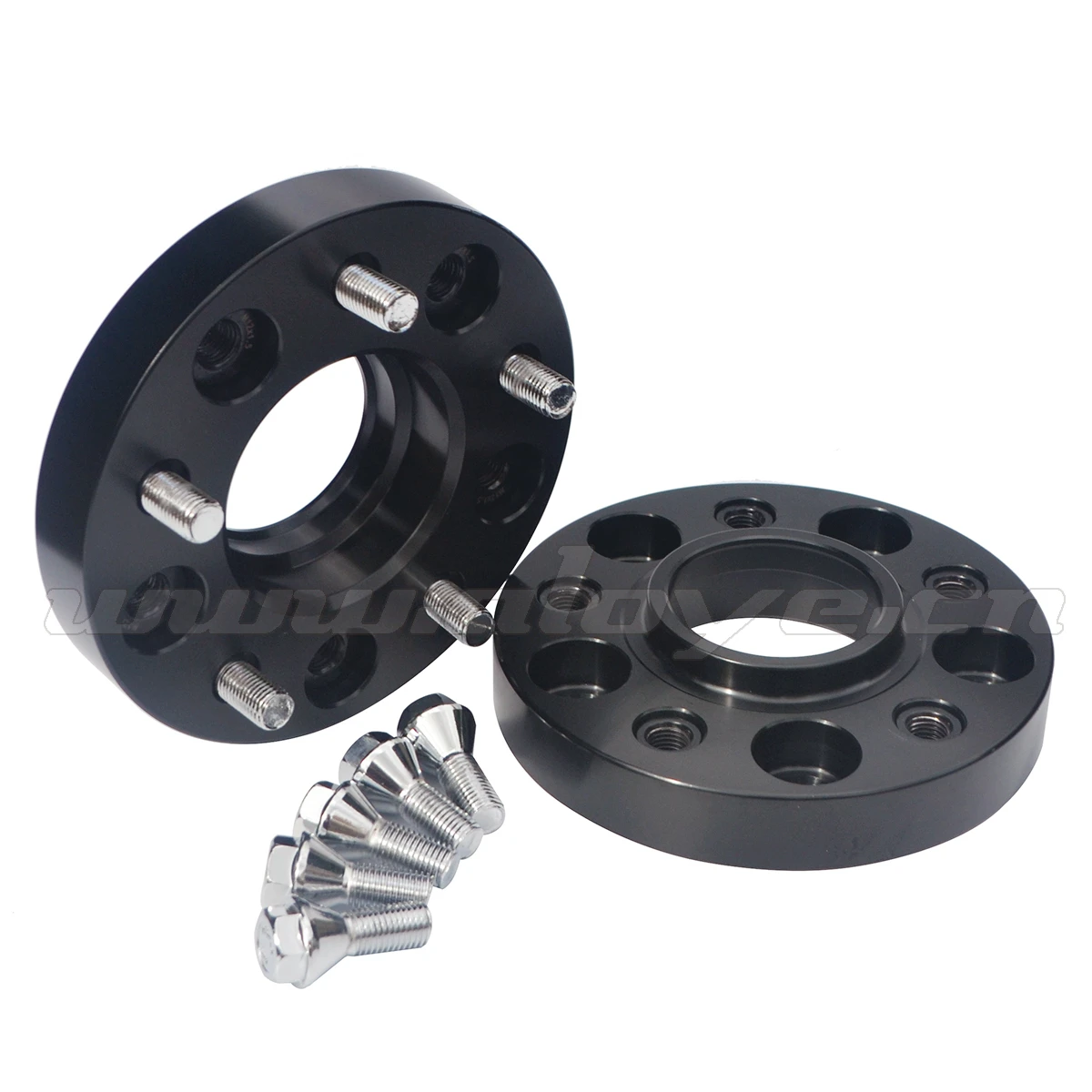 25MM 5x120 Staggered Wheel Spacer Kit  W/ Short Head Bolts Fits E26 E88 E90