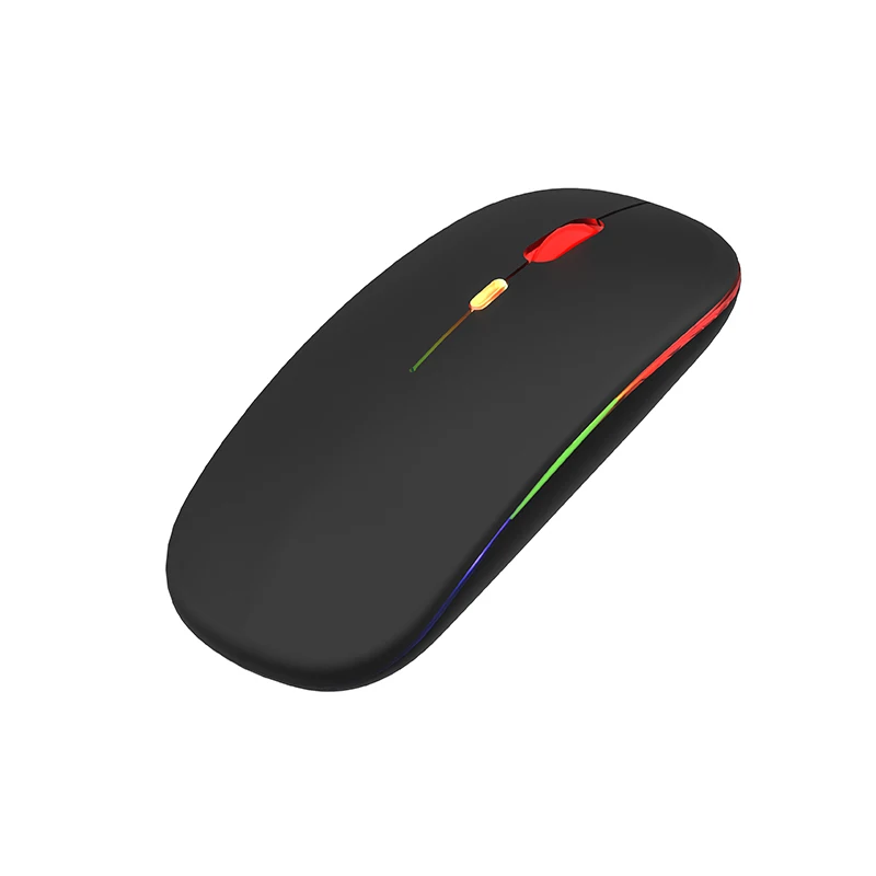 Wireless Mouse BT RGB Rechargeable Mouse Wireless Computer LED Backlit Ergonomic Gaming Mouse for Laptop PC