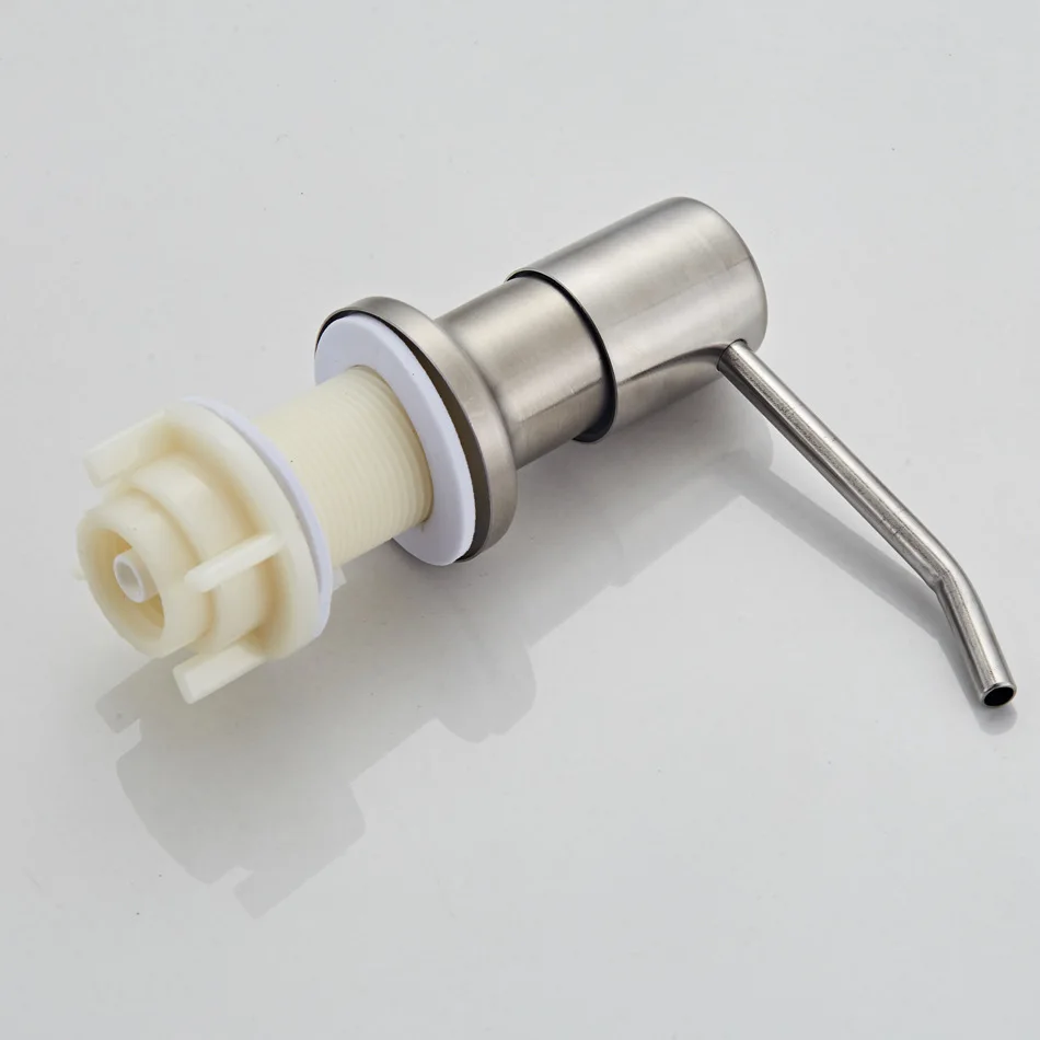 Cheap Stainless Steel Cleanser Hand Soap Dispenser Satin Silver Color Kitchen Sink Dispenser for Dishes