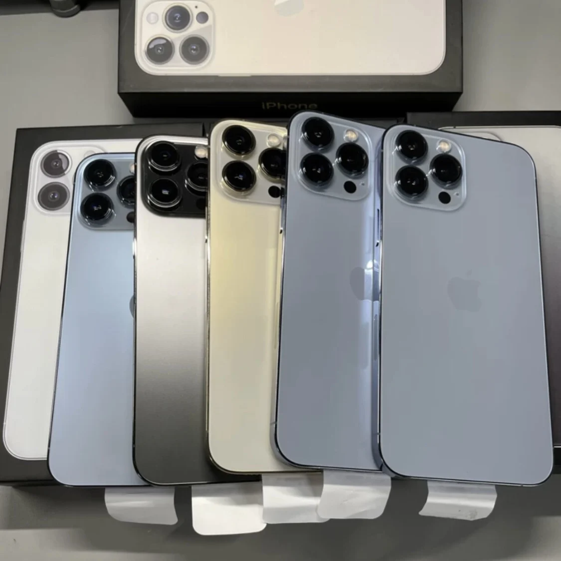 Оригинальный iPhone 13pro 13proMax разблокированные б/у телефоны 5G 128/256/512 ГБ для мобильных телефонов смартфонов 13 13mini