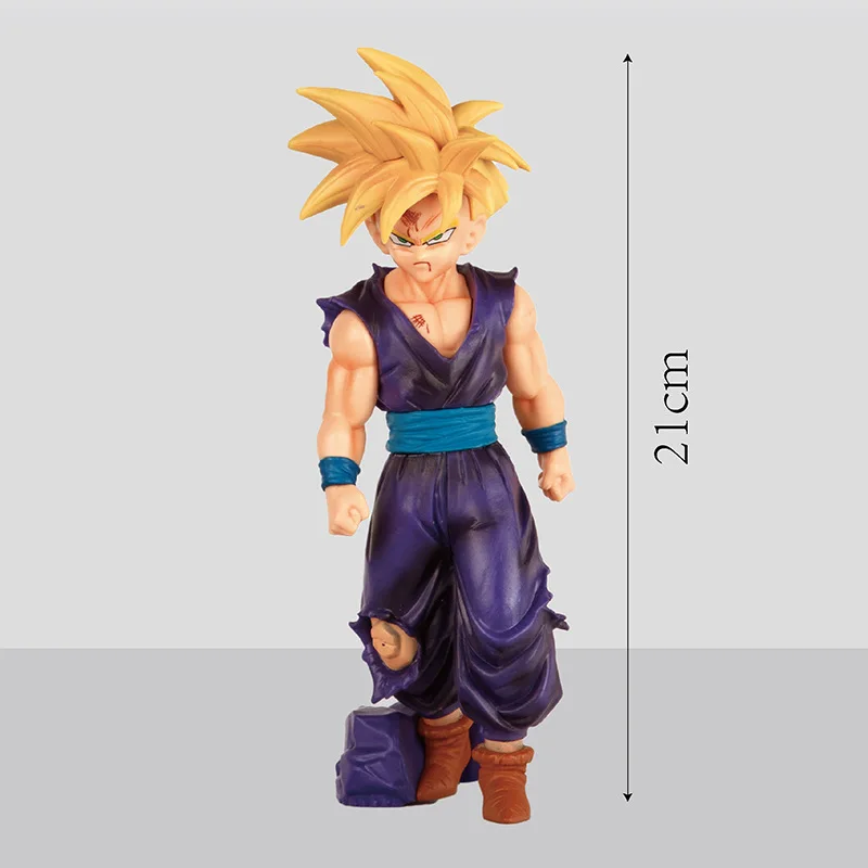 Best-selling Dragoned Balls Super Saiyan Gohan Battle-Damaged Saiyan Dragoned Balls Statue Figure
