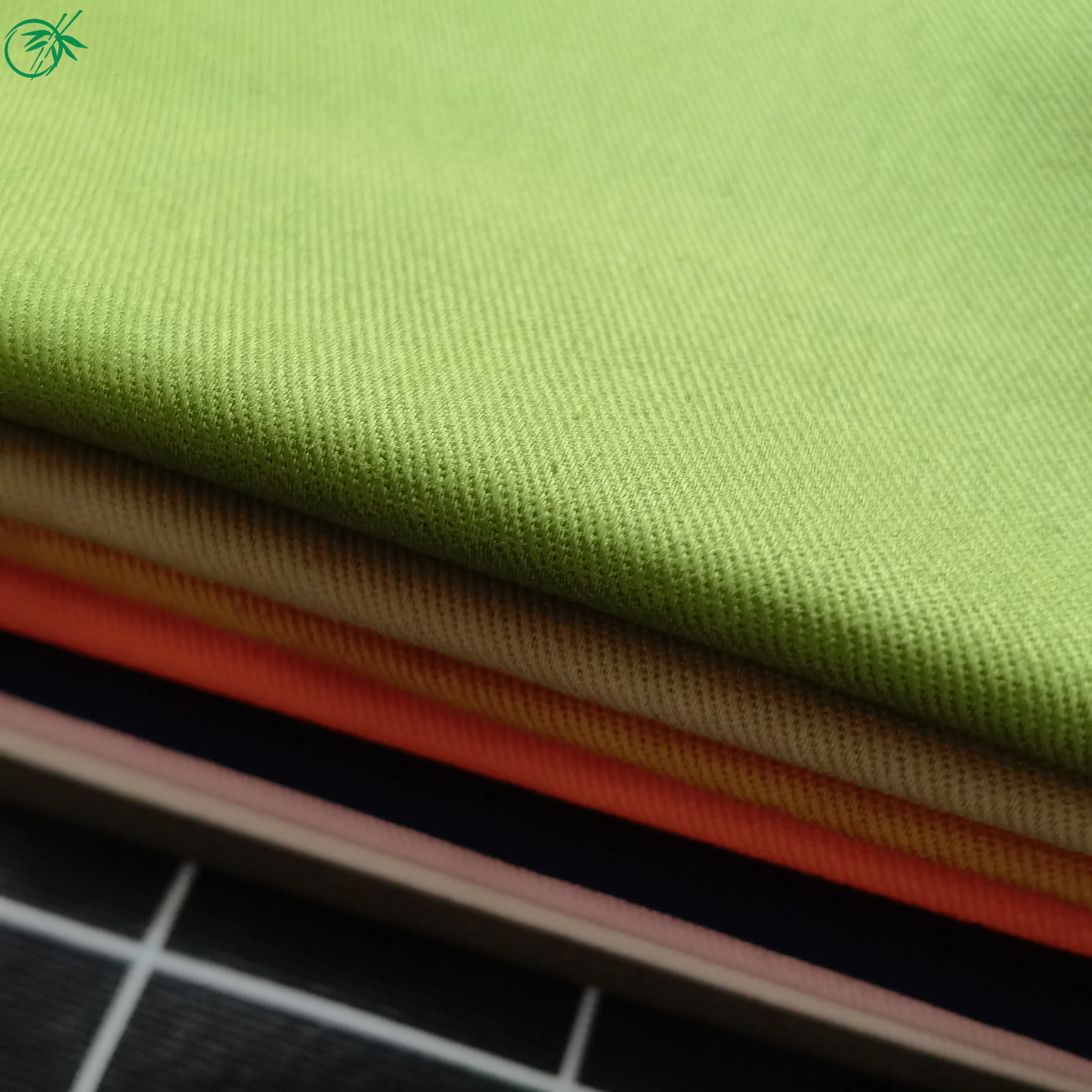 In stock wholesale pure color 16*12 twill 100% cotton fabric for pants