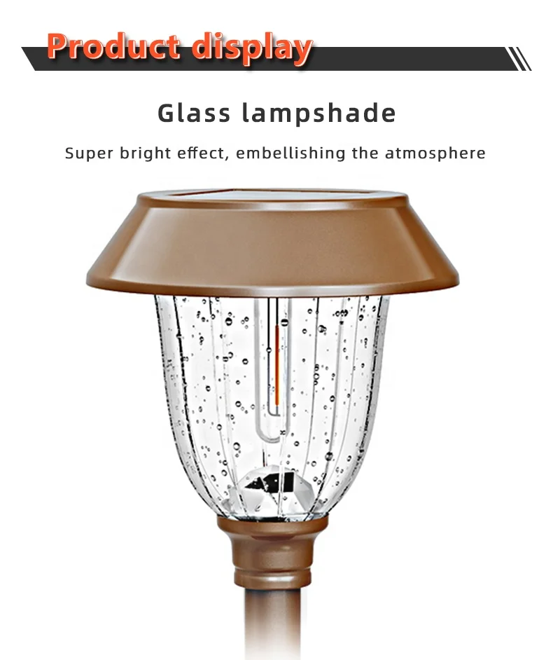 Solar garden lights china supplier solar lamp outdoor for yard lawn landscape garden solar lights