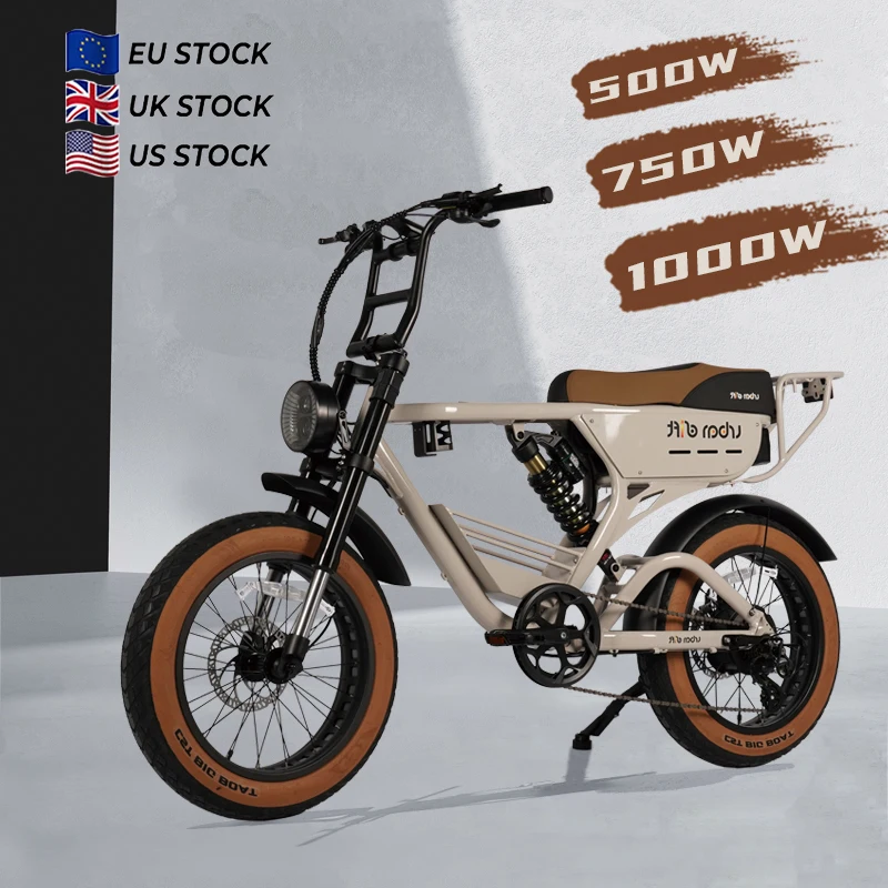 48V750W (bafang) Rear-Mounted Brushless Hube Electric Mountain BikeEU USA store fat bike fat bike 1000w mountain bike battery