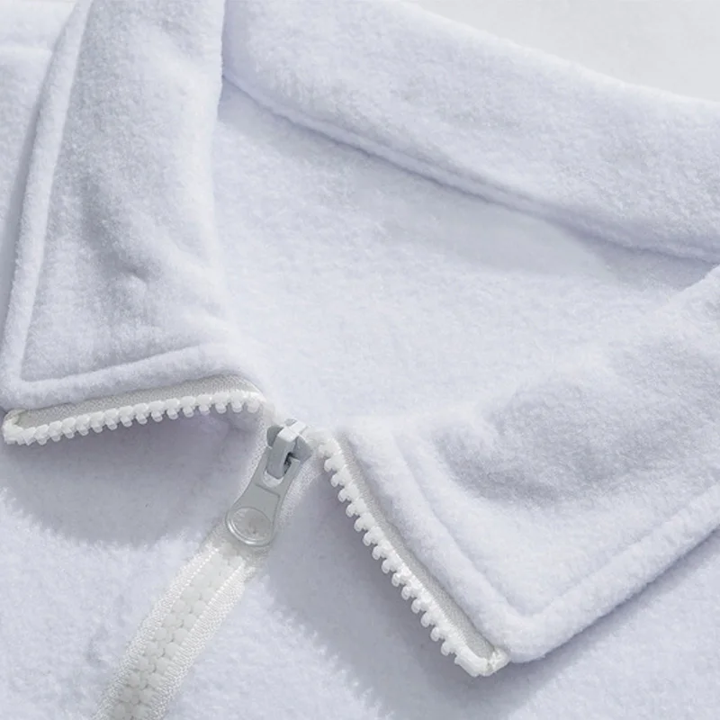 3/4 толстовка на молнии под заказ/Хлопковые флисовые толстовки на молнии на четверть