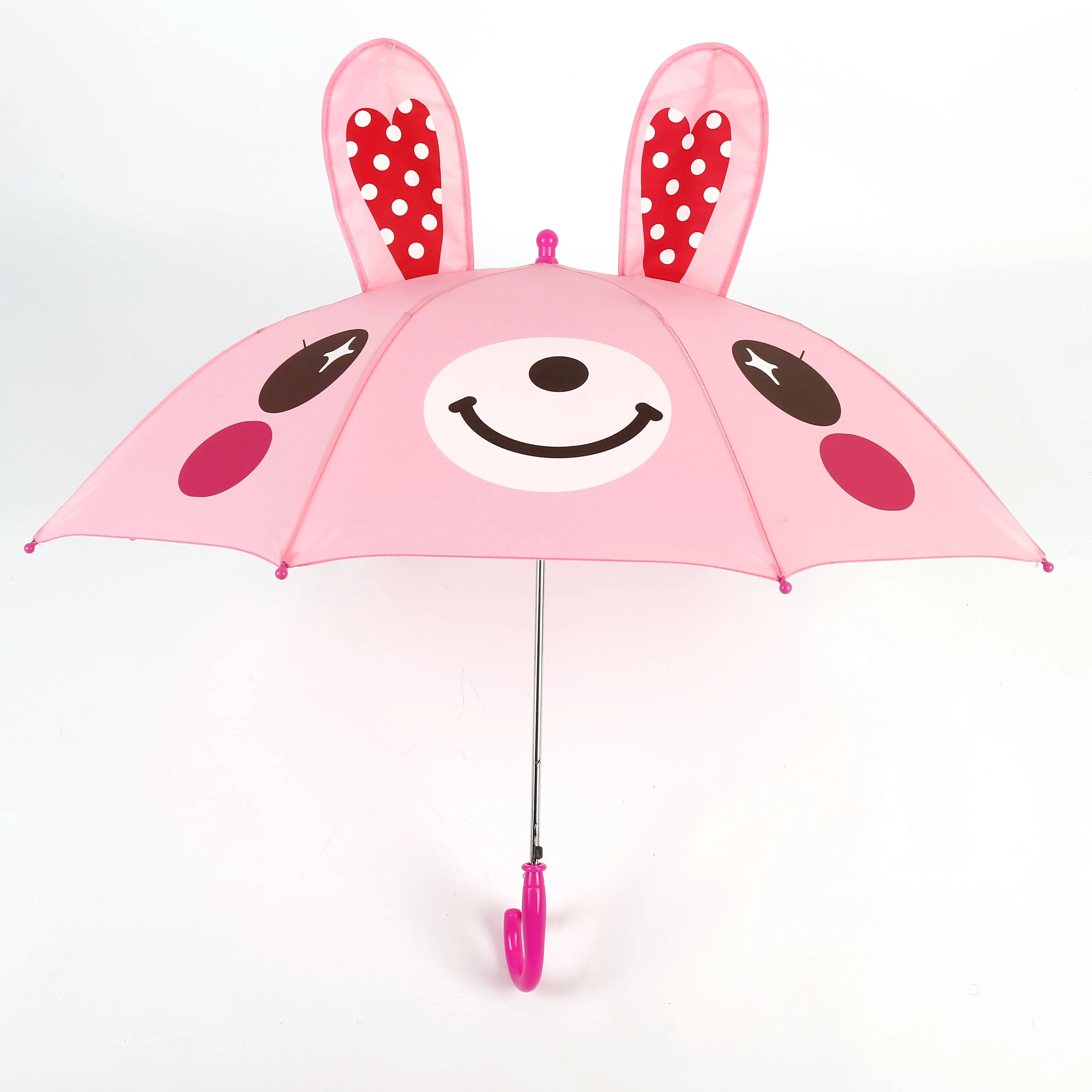 The Most Popular 17'*8K Character 3D Kid Cartoon Umbrella Popular Sale Cute Cat Fox Princess Design Handmade for Children