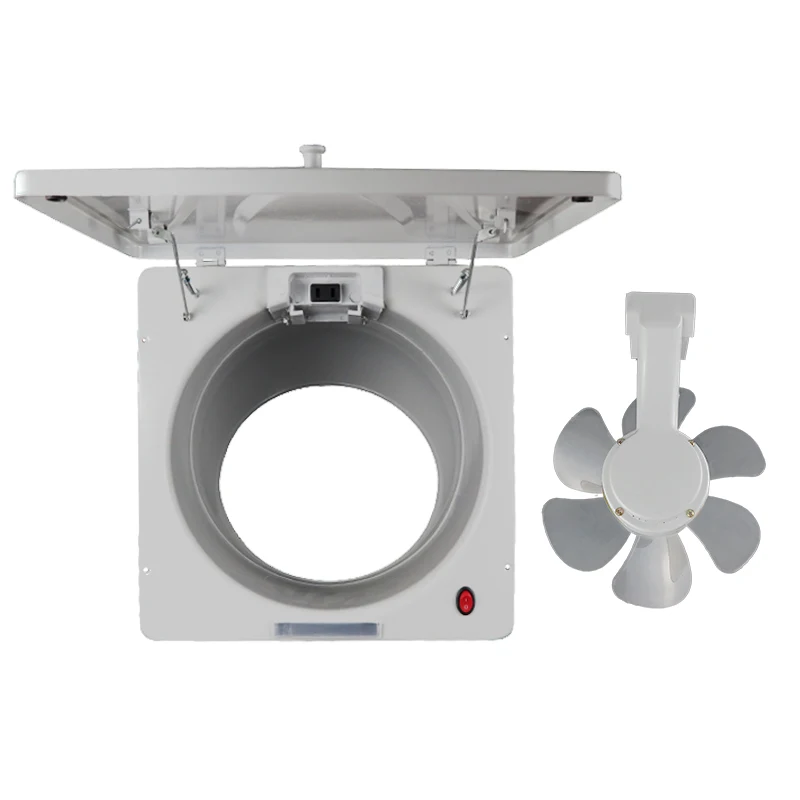 VANJINE Household Kitchen Fume Ventilator Fan Silent Kitchen Ventilator Bathroom Hanging Window Type Strong Kitchen Ventilator