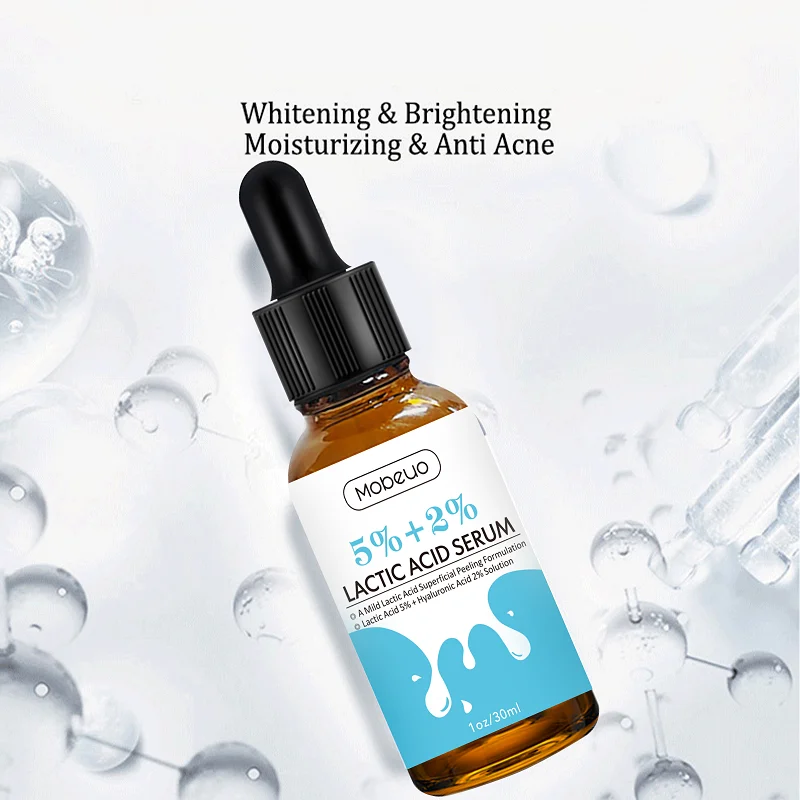 Wholesale Natural glycolic peel serum Whitening and Brightening Facial SerumGlycolic Lactic Acid facial Serum