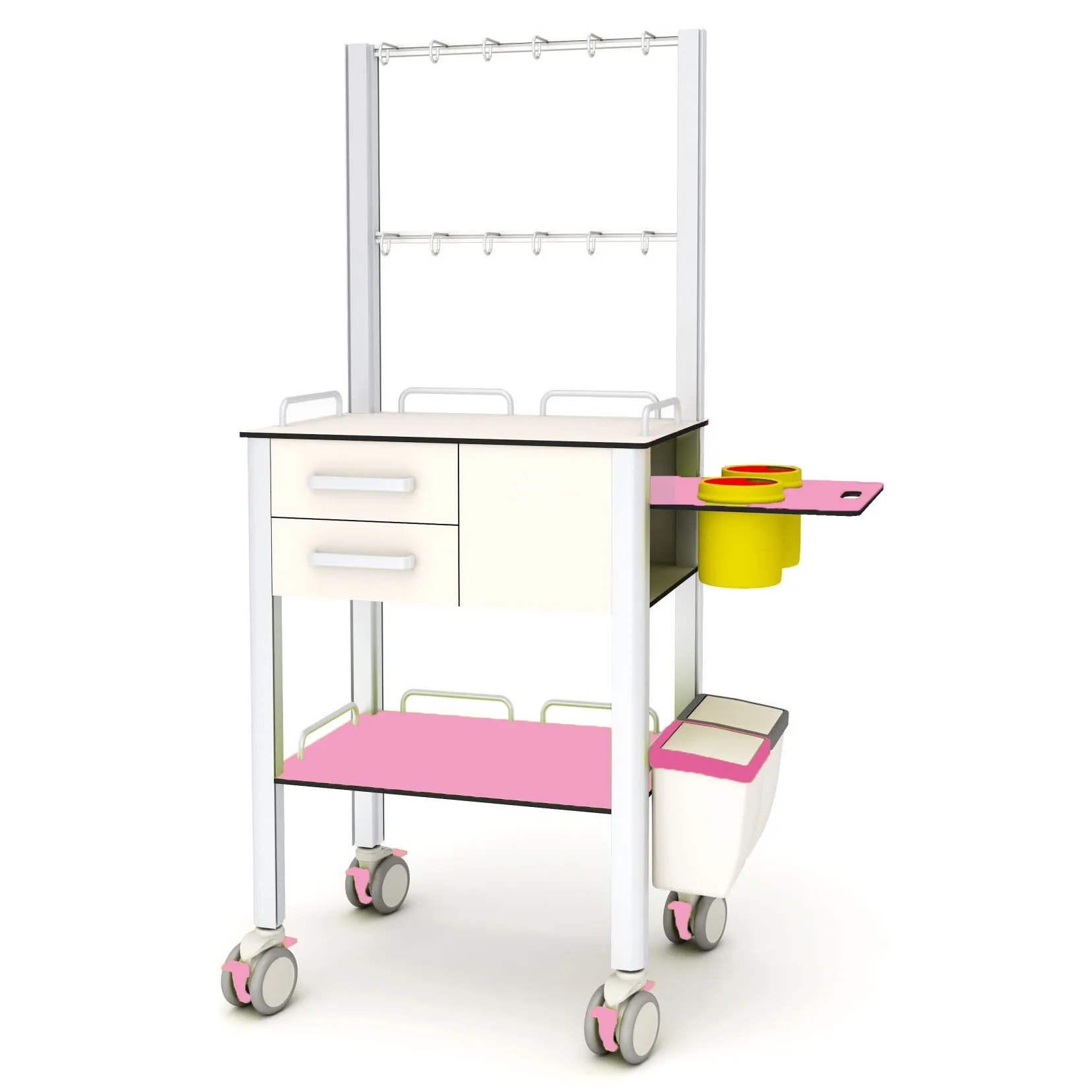 
Hospital Furniture Hospital Cabinets Medical Crash Cart Hospital Trolley Cart With CE ISO certificate Approval 