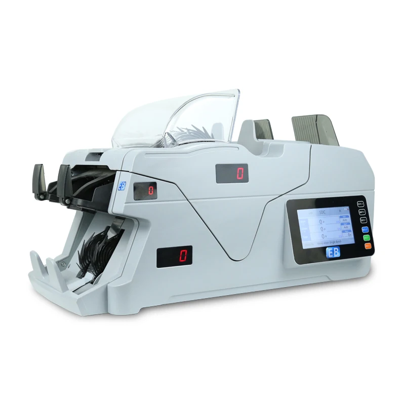 BS-6800-3 2+1pocket euro banknote sorter Discriminator Counter Simple Operation Cash Money Counting and Sorting machine