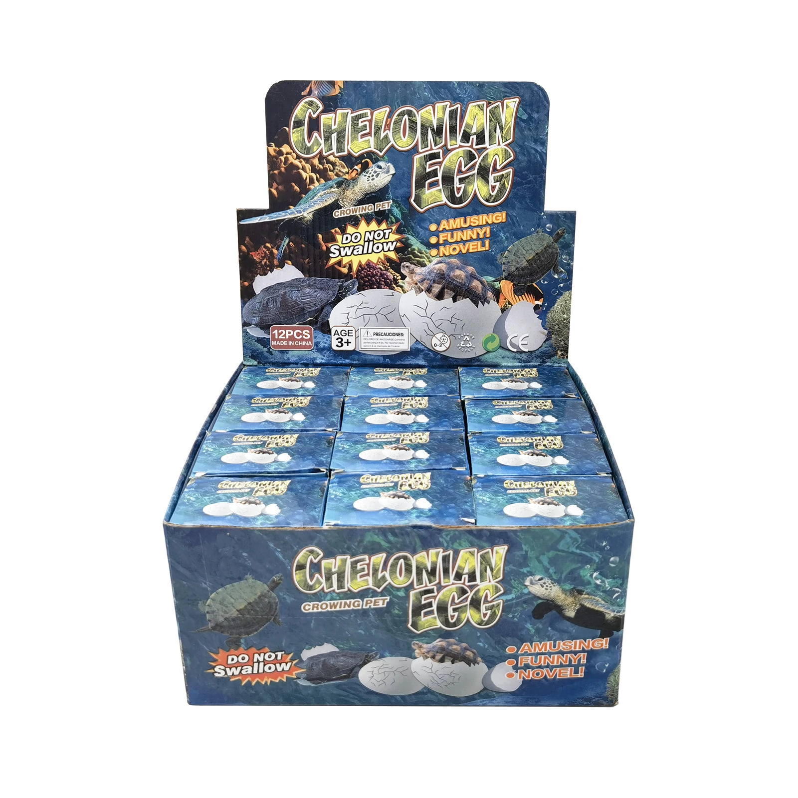 Unisex Creative EVA Sea Turtle Tortoise Hatching Egg Water-Growing Toy Educational Animal Hatching Toy for Boys and Girls