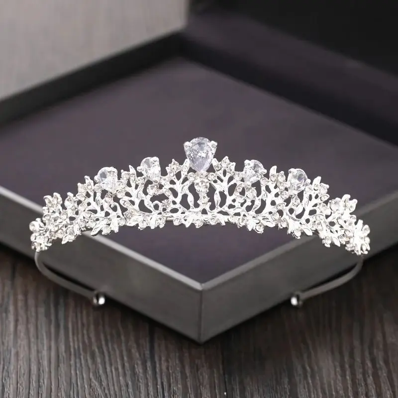 Women rhinestone bridal crown wedding birthday crystal hair accessory princess tiaras