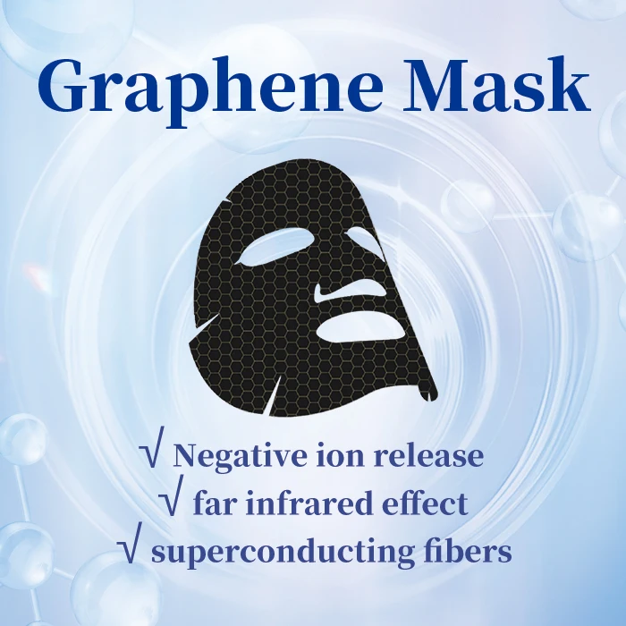 facial maskcloth beauty cosmetics  Black colour fiber  Graphene Face Mask Sheet non woven facecloth