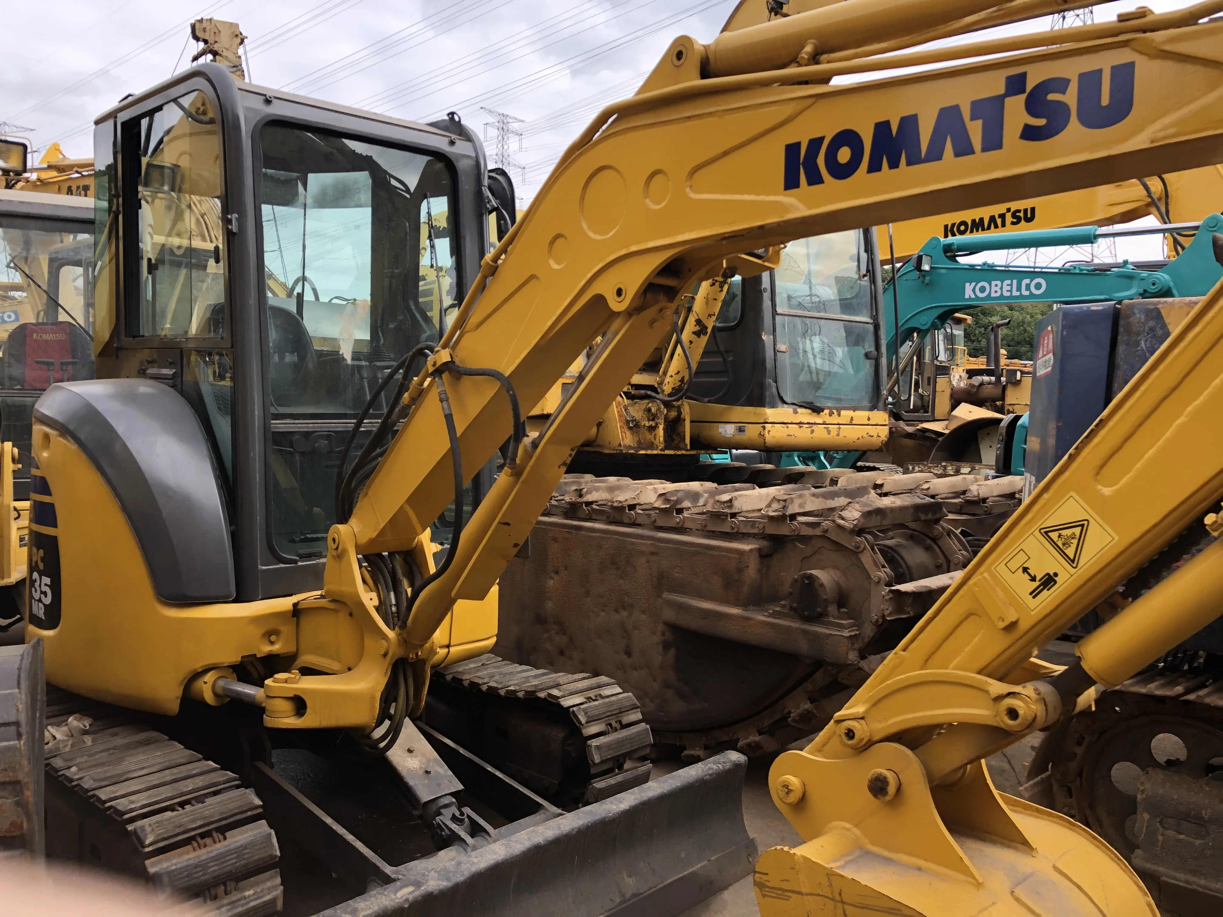 Оригинальный небольшой экскаватор Komatsu PC35 для продажи/мини-экскаватор komatsu