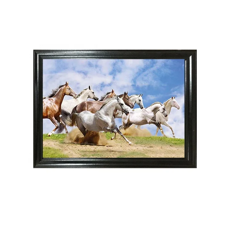 Fast delivery wolf lenticular 5D wall decoration PET lenticular 3D picture