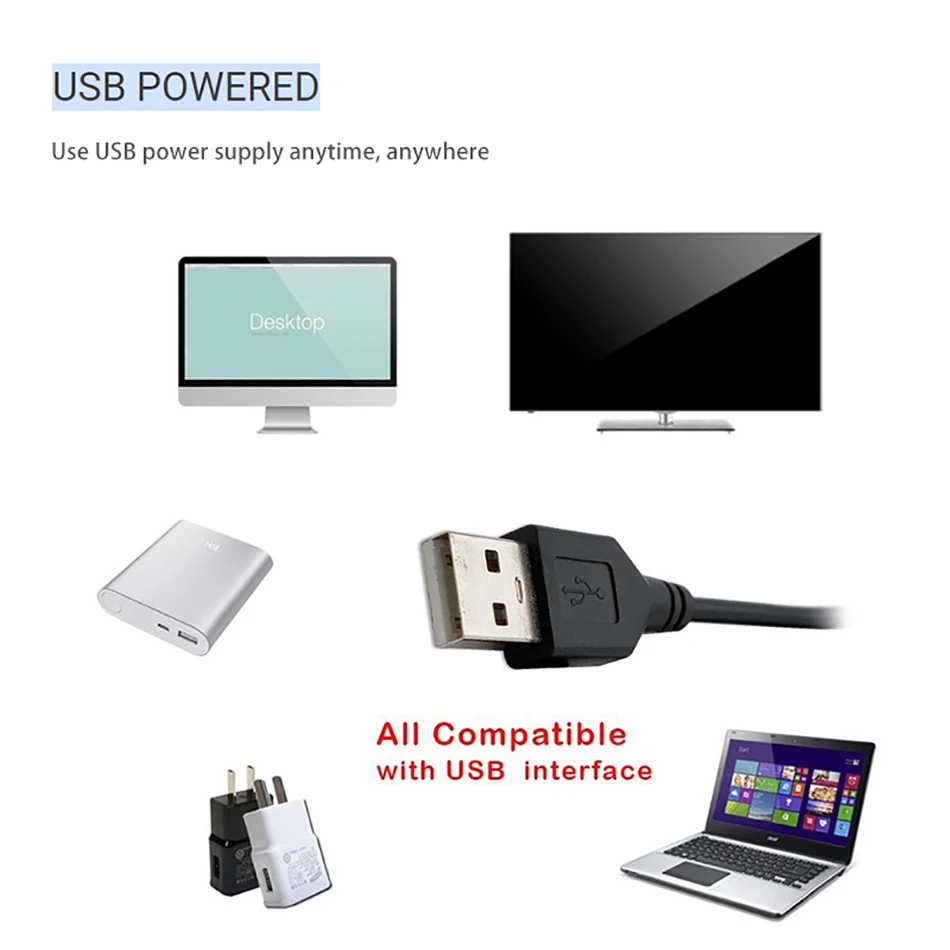 5 В 12 501 провод с кнопкой переключения 22 AWG USB 2 0 2-Pin 2-ядерный 1 м черный белый электронный разъем питания включенным