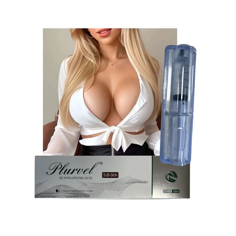 Plurvel Excellent quality subskin 50ml body filler gel injectable ha dermal filler for butt enlargement injections hip lift