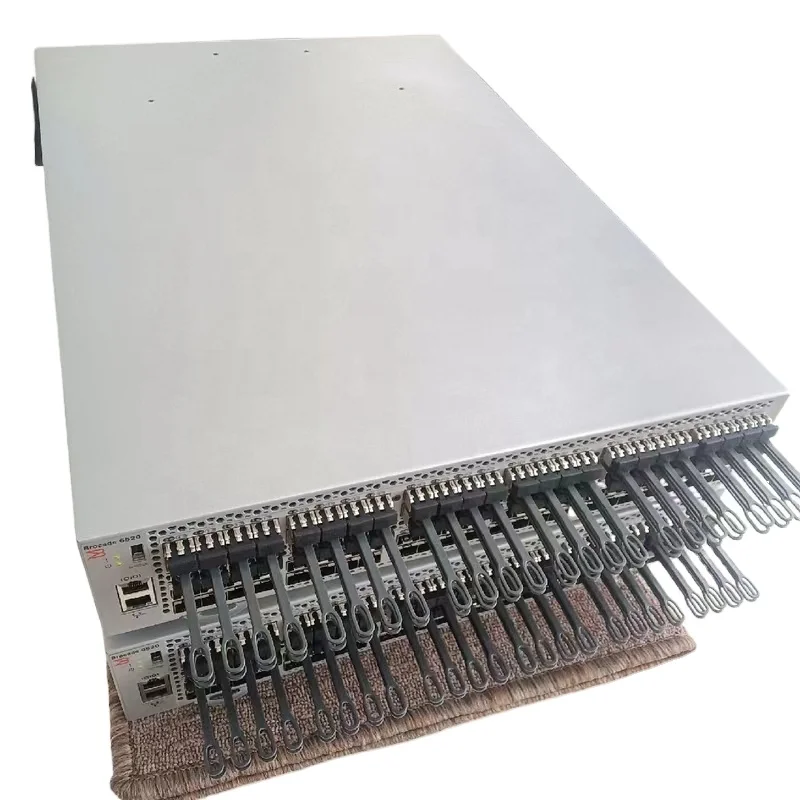 BR-6520-48-16GR Brocade 6520 Fibre Channel Switch 16 Gbit/s 48 Fiber Channel Ports 1 x RJ-45 96 x Total Expansion Slots Switch
