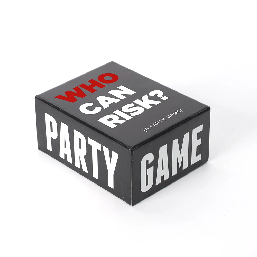 Custom Printing Service Card Game Front and Back Double Both Sides Drinking Playing Game Card For Adults Party