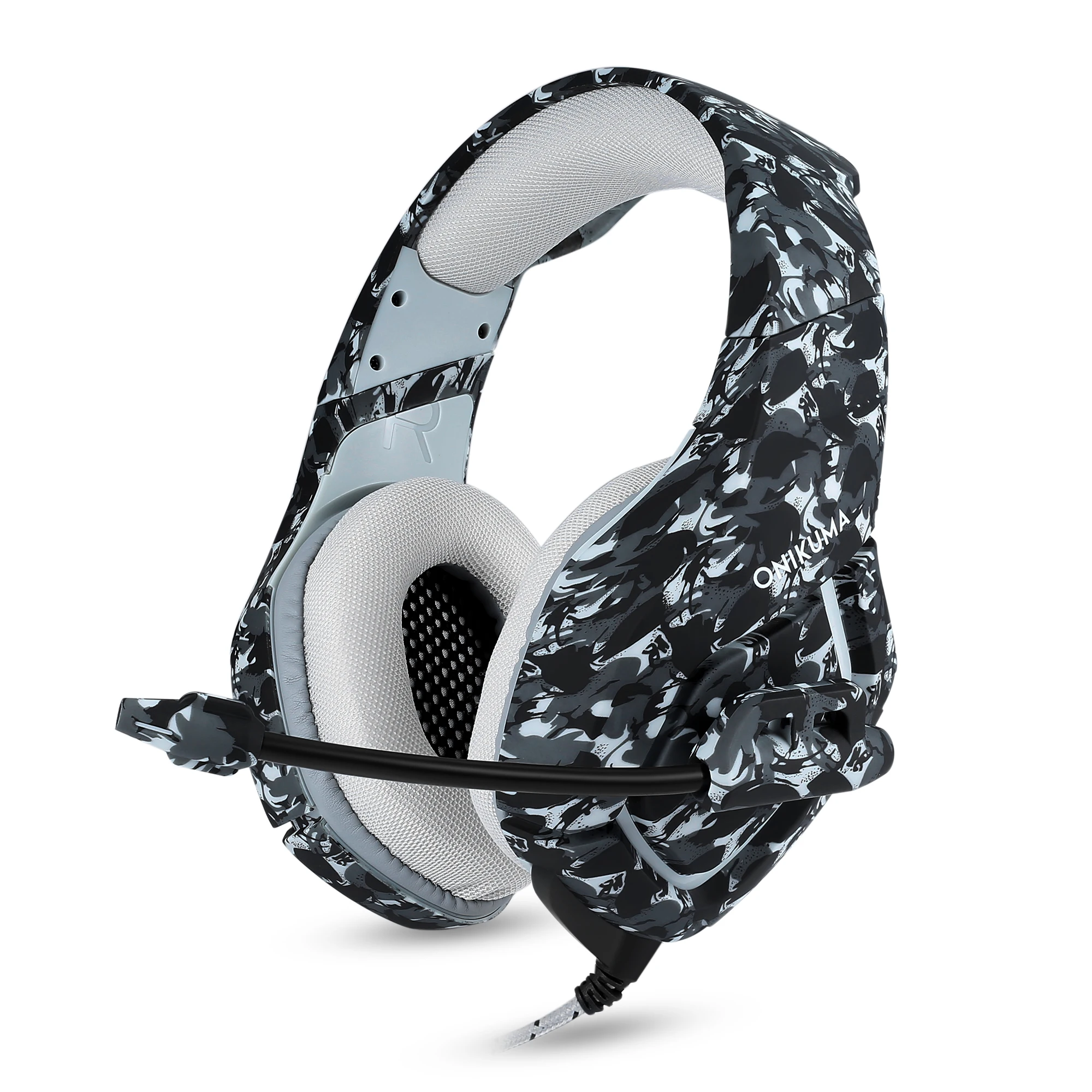 Wholesale Custom K1-B Camouflage Multi Platform Wired Gaming Headset High Sound Quality Headphones With Microphone